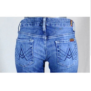 7 FOR ALL MANKIND (S 26) DUTCHESS JEANS "A" POCKET